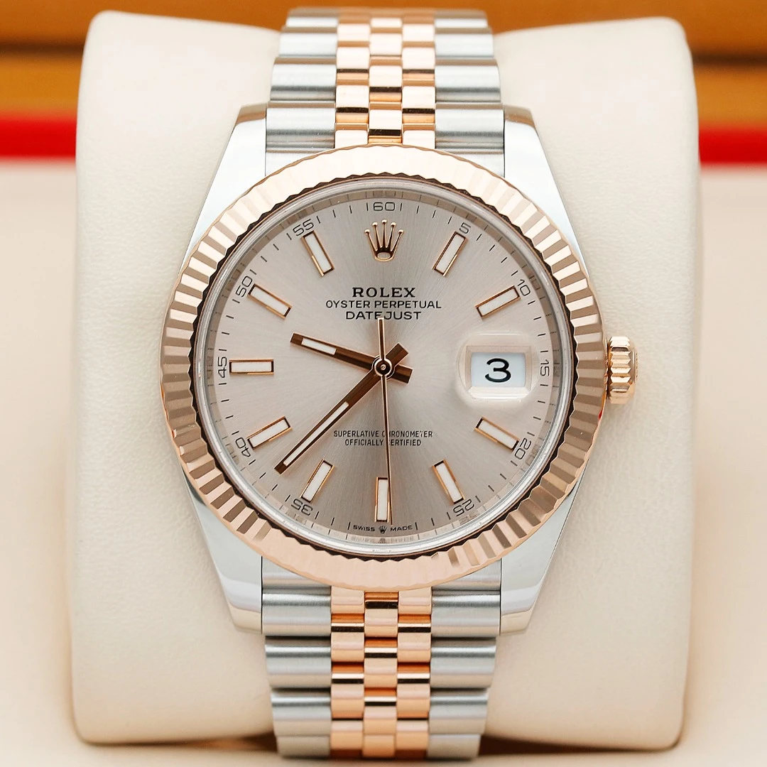 99新 Rolex/劳力士 日志126331/自动机械/41mm/单表/间玫瑰金