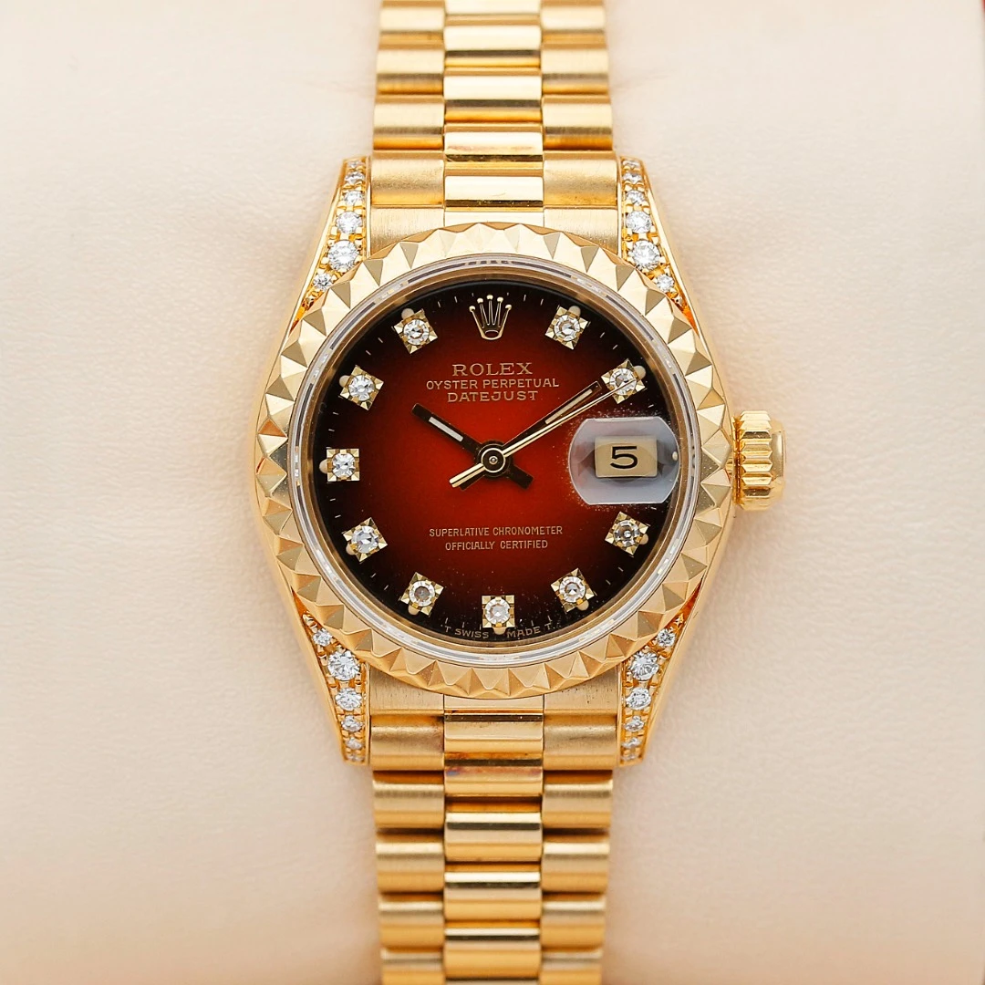 99新 Rolex/劳力士 日志型69188/26mm/自动机械/原镶钻/单表