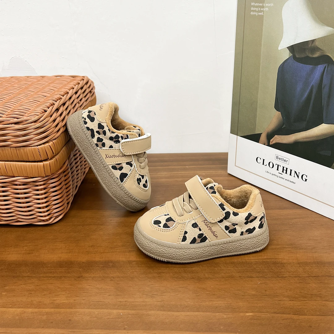 儿童婴儿幼儿板鞋运动鞋软底学步鞋童鞋春秋女童加绒防滑棉鞋