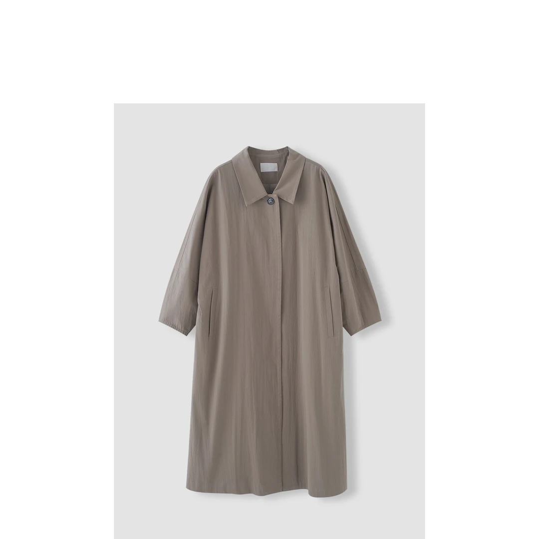 【直播间同价】 极简宽松大廓形风衣外套多色PKJW2Z004X