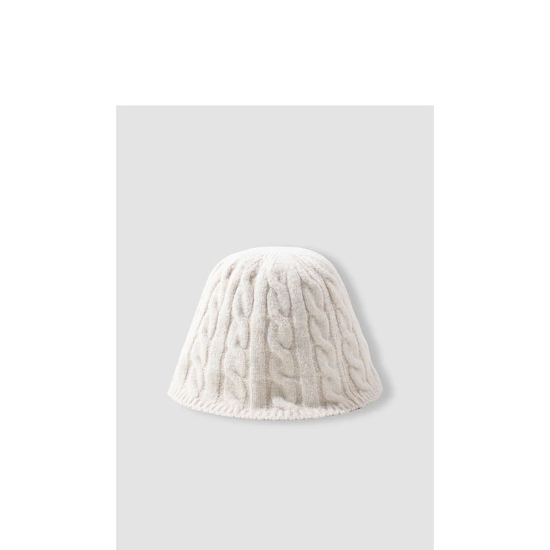 小香风女款休闲帽子针织时尚百搭女士保暖米加灰色 MNSXZA003