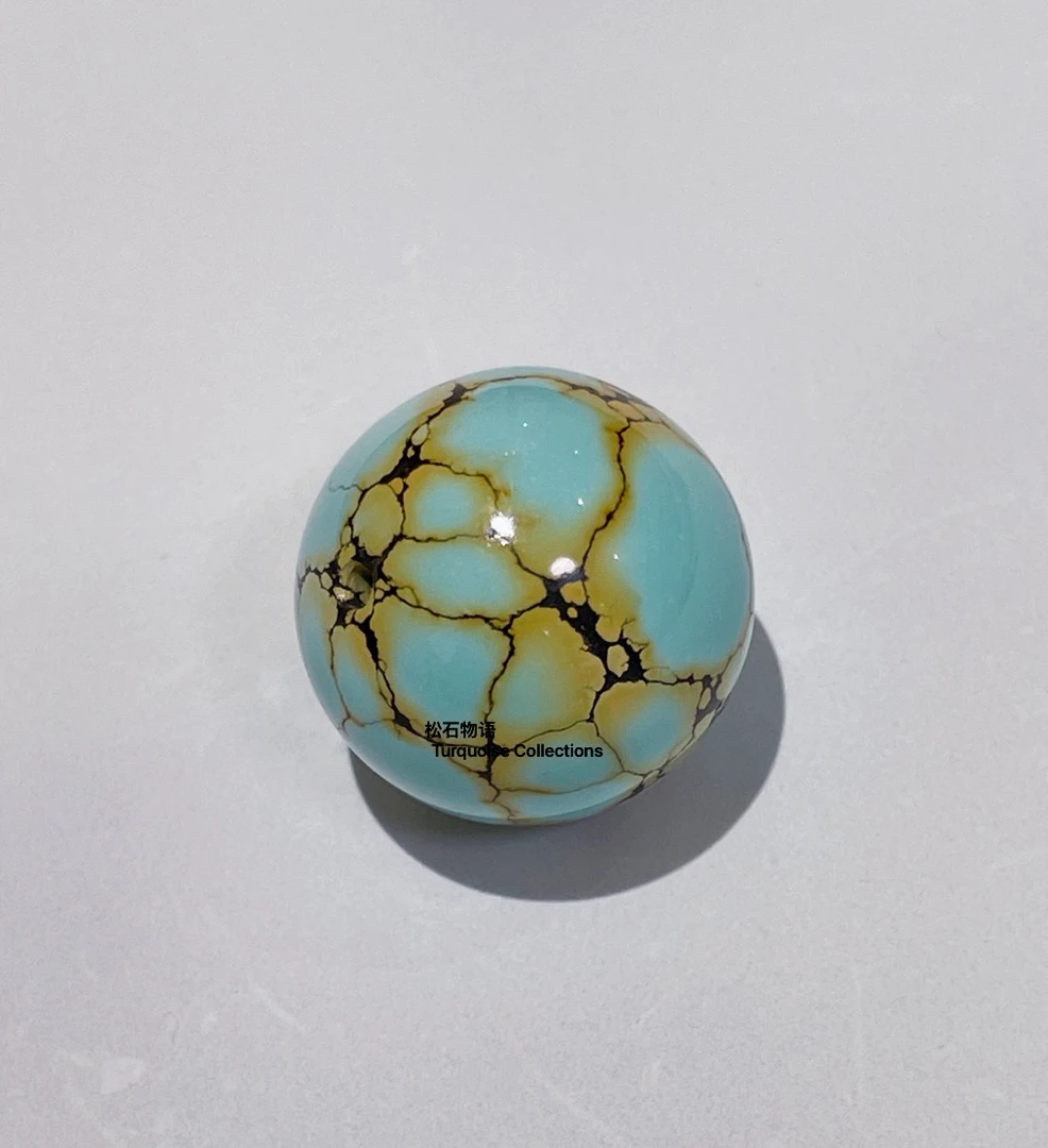 松石物语：绿松石圆珠（22mm）