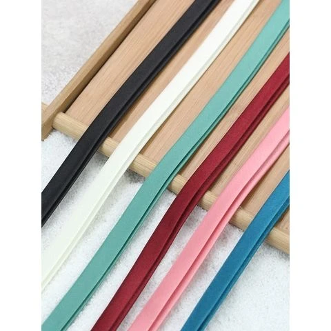 旗袍包边条布料单色免烫0.85色丁缎带领口镶边绸缎衣服装饰辅料