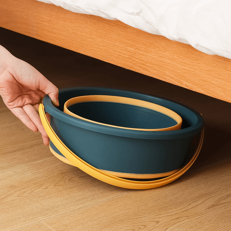 折叠水桶便携式旅行车用车载钓鱼桶家用大容量洗澡泡脚桶加厚塑料