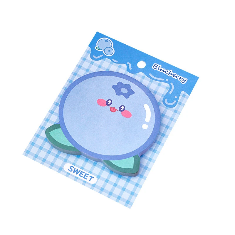 可爱水果便利贴高颜值ins少女便签纸小本子有粘性学生用标签N次贴