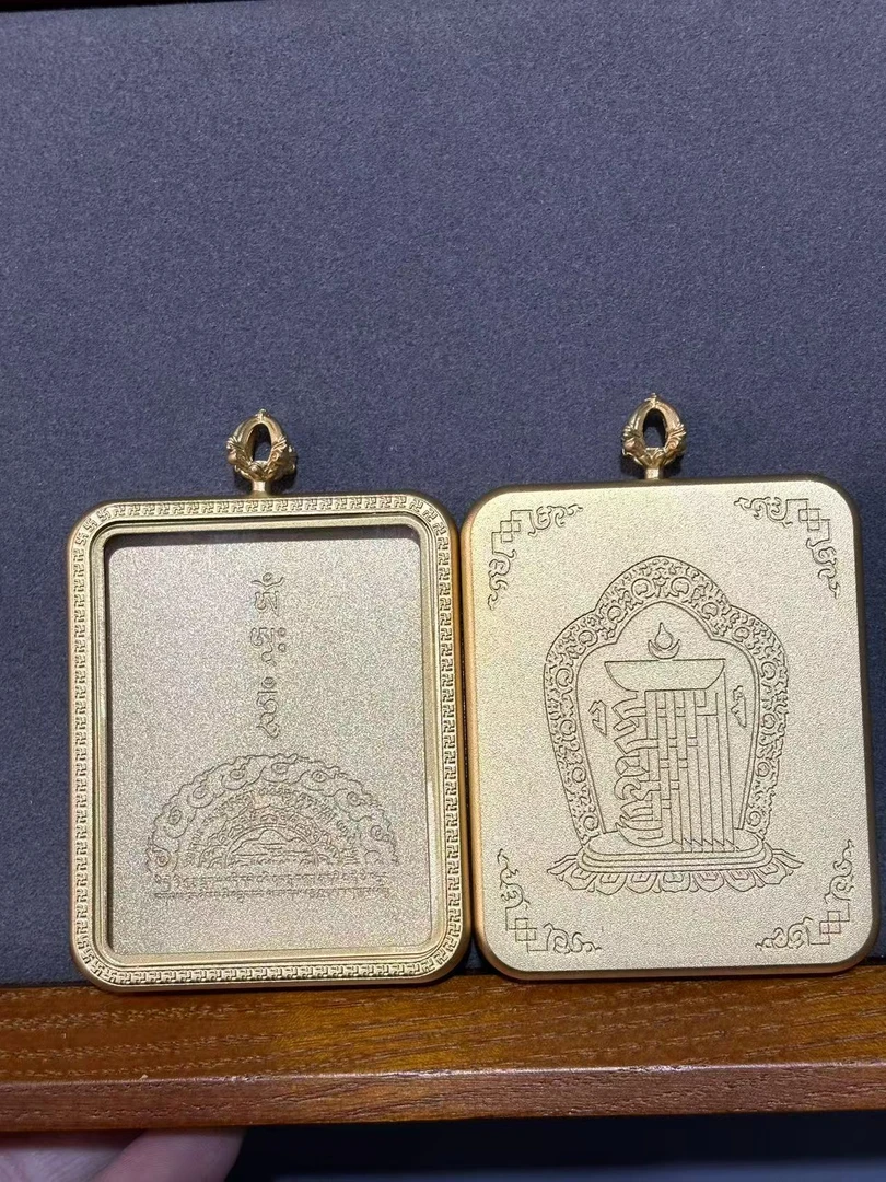 唐卡吊坠 嘎乌盒 壳