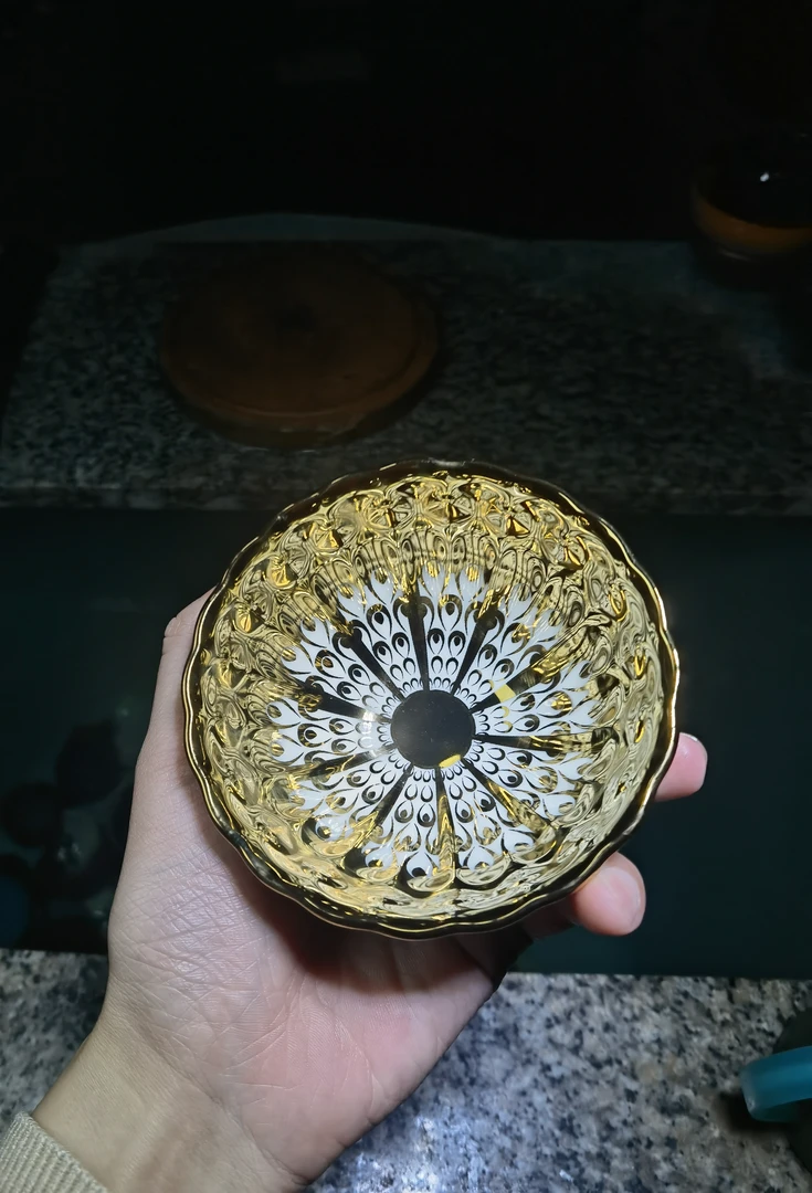 【闪购商品】1高端精美茶具主人杯主人杯茶杯瓷器金玉满堂