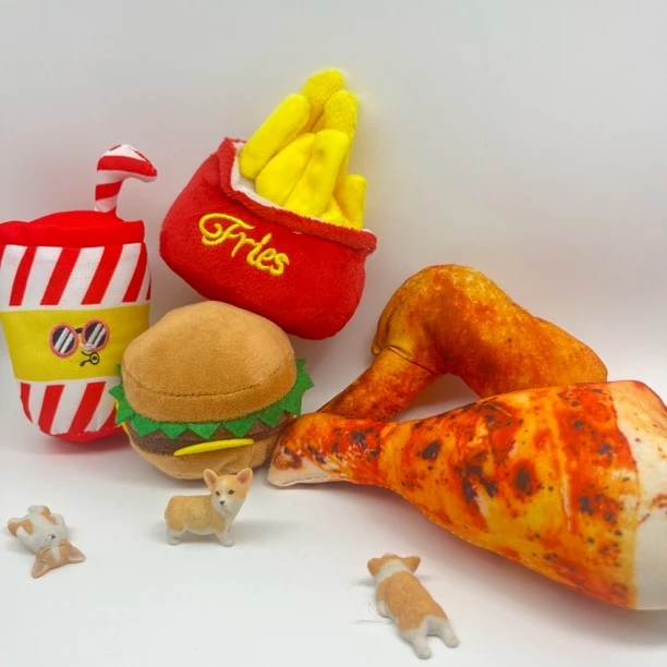 宠物狗狗玩具仿真发声玩具毛绒耐咬磨牙解闷互动玩具-NO退NO换