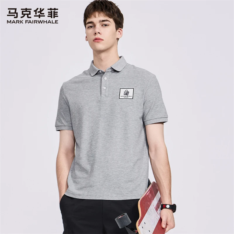 【冰爽透气】马克华菲短袖POLO衫男2025夏季新款刺绣休闲翻领T恤