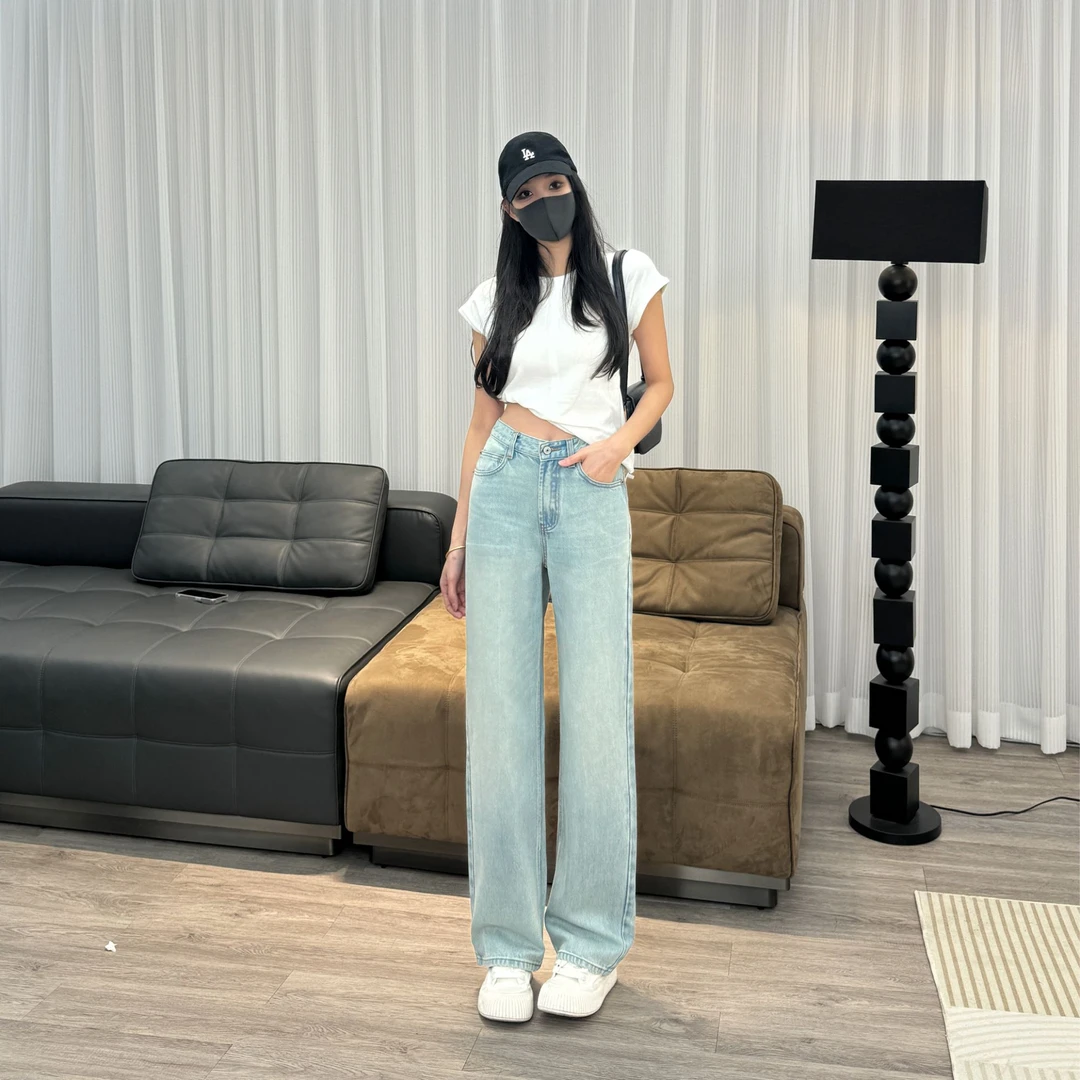 1010春夏必备时尚醋酸拖地裤