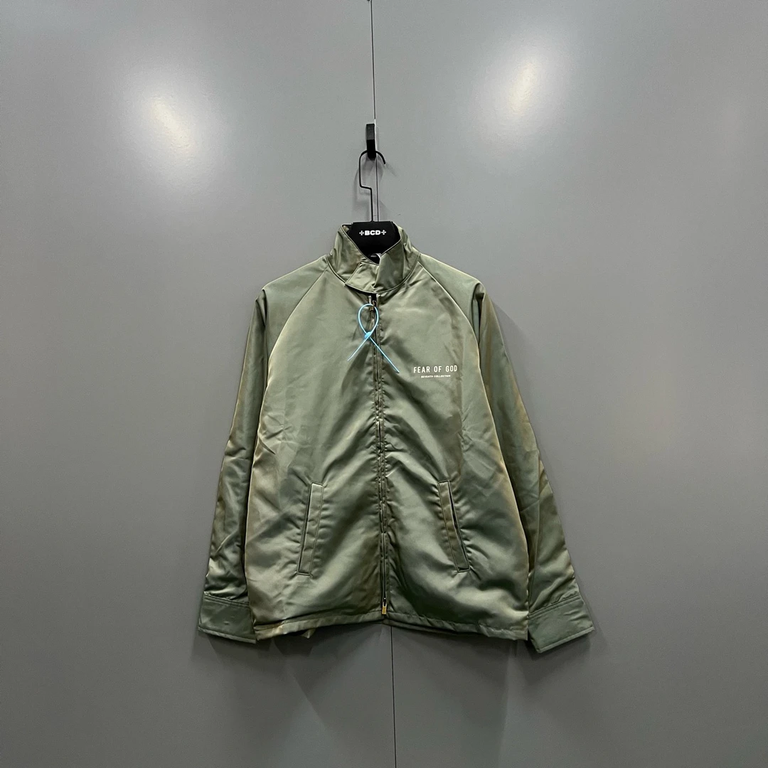 Fear Of God FOG 背后logo印花拉链夹克 S码*2/全新/公价10000