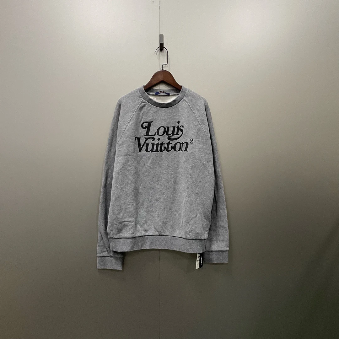 Louis Vuitton LV x Nigo 联名 灰色logo卫衣 M码/95新/毒7599