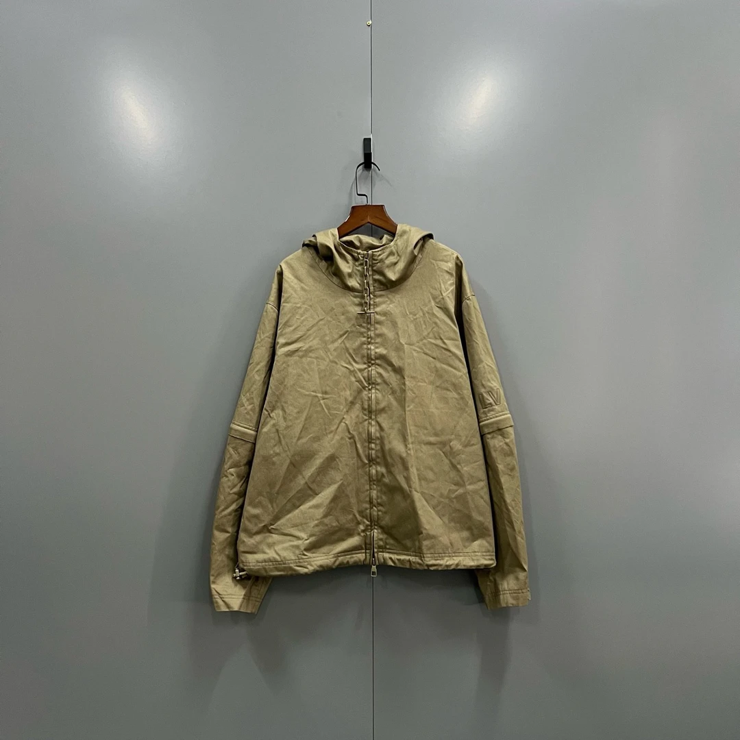 【XP】Louis Vuitton lv 卡其色连帽拉链夹克 50码/全新/公价27200