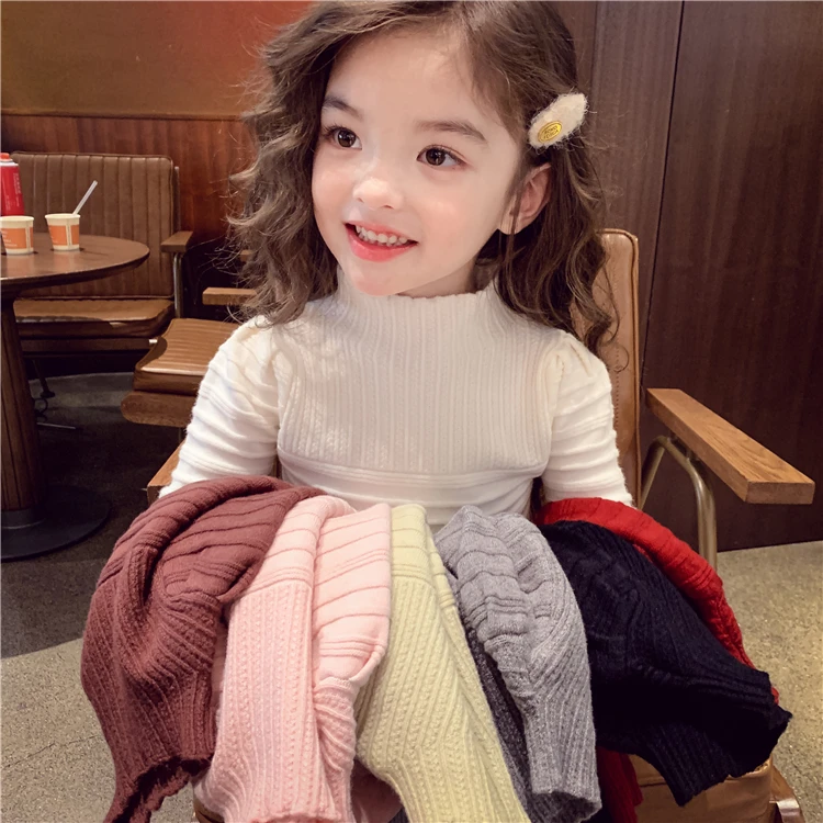 【年中浮力】米米哈罗女童打底衫长袖内搭儿童毛衣针织衫 Q24961
