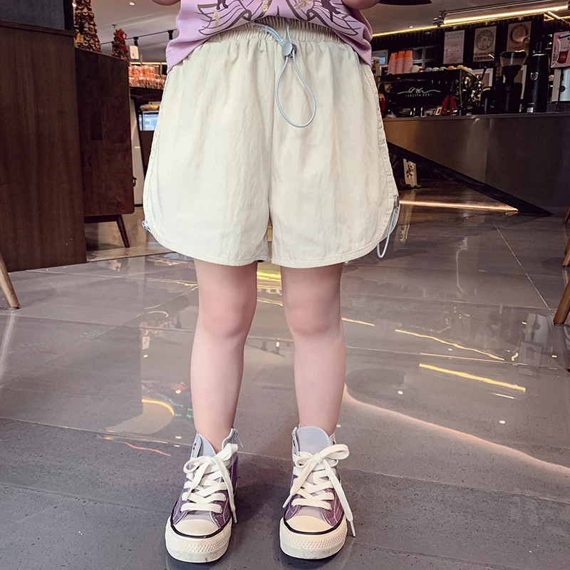 【年中浮力】米米哈罗女童运动短裤儿童纯色短裤女孩休闲裤X24430