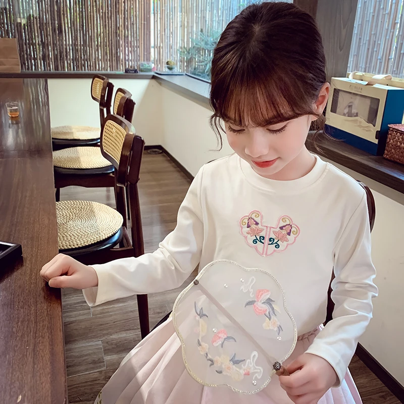 【宠粉浮力】米米哈罗女童中式童装古风打底上衣国风衣服 MC24062