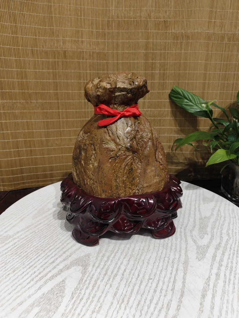 灵璧石红婉螺，钱袋子