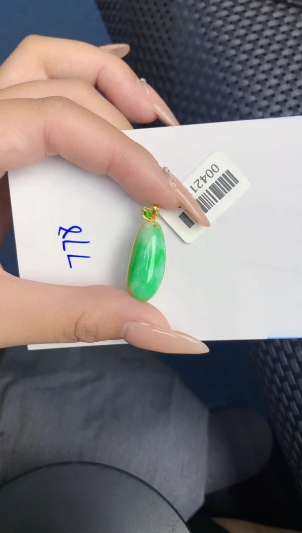 【闪购商品】翡翠颈饰18K金镶嵌00000000000