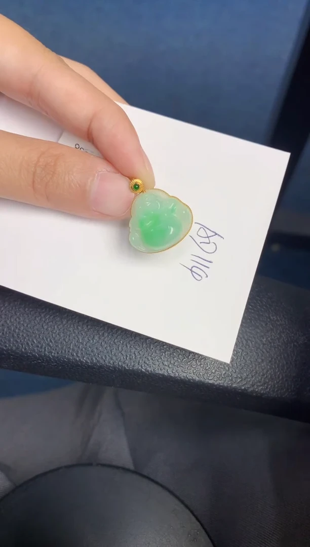 【闪购商品】翡翠颈饰18K金镶嵌00000000000