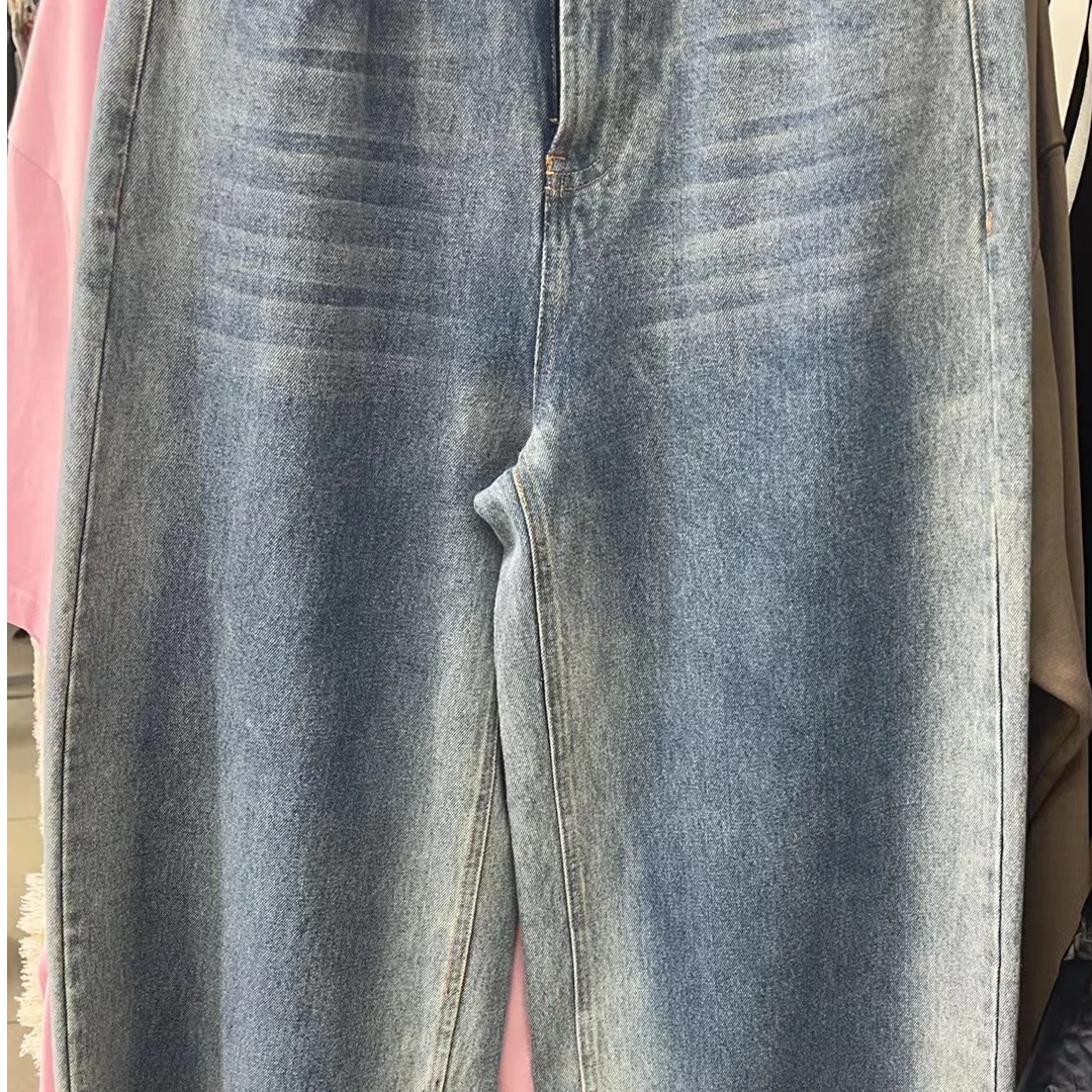 【十一】H 时尚四季女士牛仔裤 版型宽松ZK074