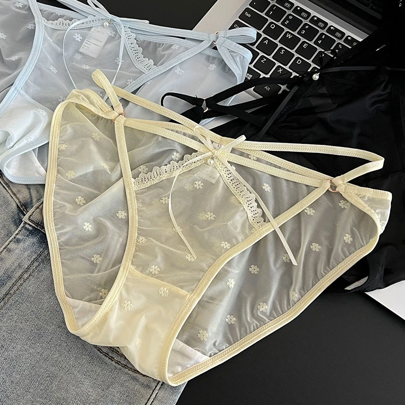 薄款女士低腰性感蕾丝内裤3734#