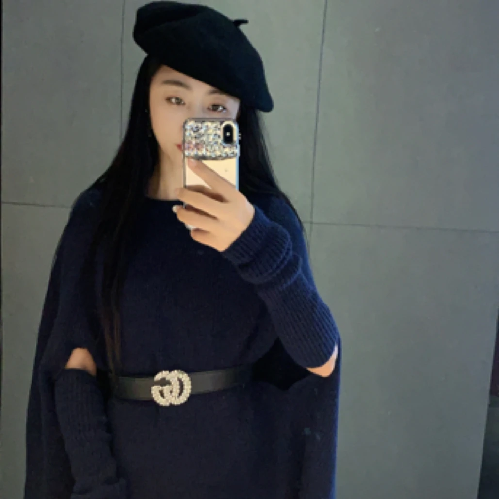 时尚贝蕾帽+耳环百搭