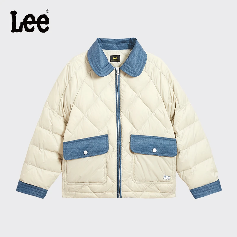 Lee童装儿童轻羽绒服冬装保暖大口袋潮羽绒外套上衣LK22FWGT0004
