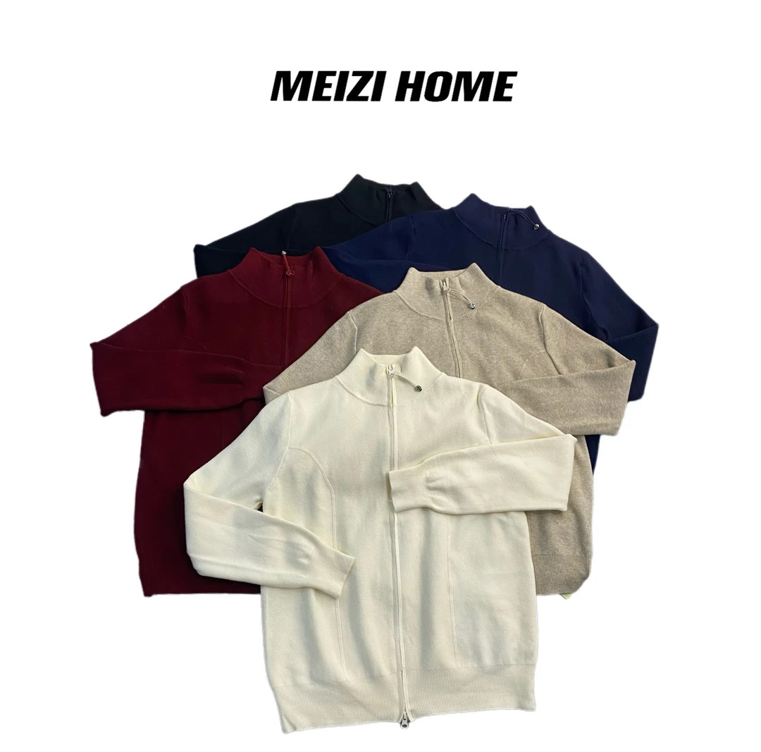 新款双拉链小腰精上衣1865左