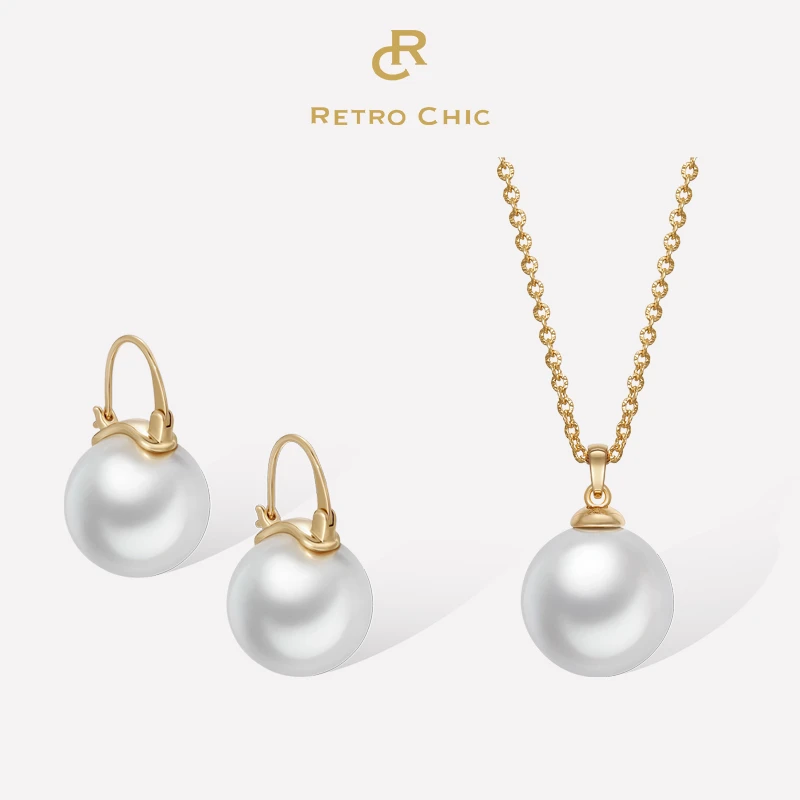 铜合金耳饰 RC RETRO CHIC 意大利复古时尚首饰 三色珠套装