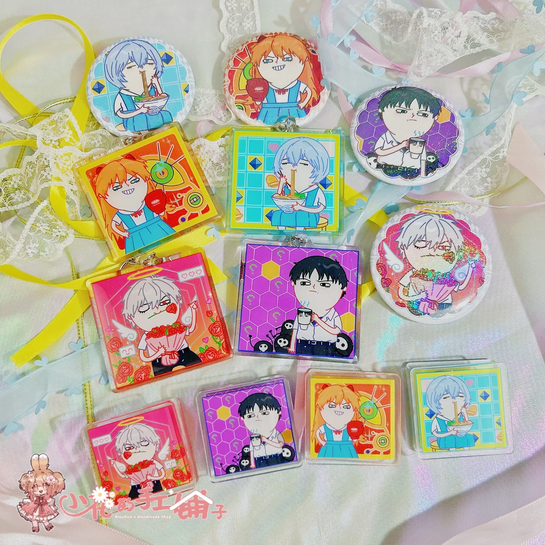 EVA 表情包 同人徽章周边