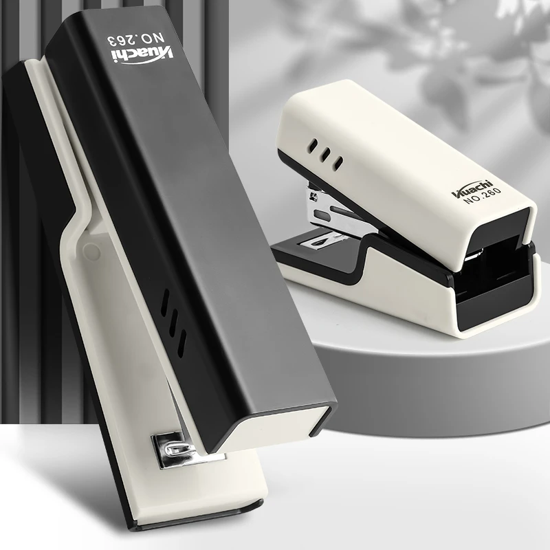 多功能订书机便携式中小学生大号钉书机家用装订机省力大号订书机