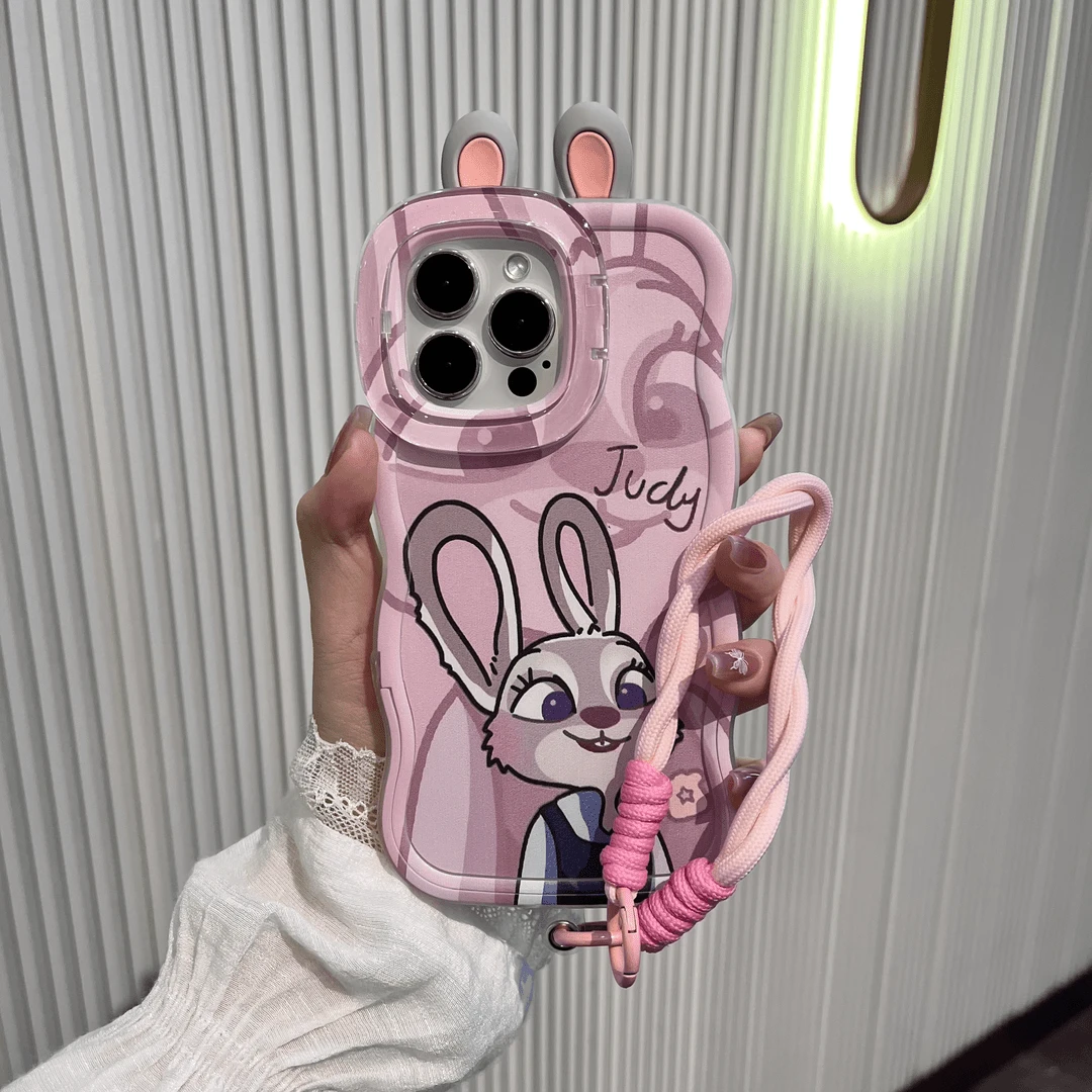 情侣款朱迪尼克板凳双支架适用iphone15/16苹果11/12/13/14手机壳