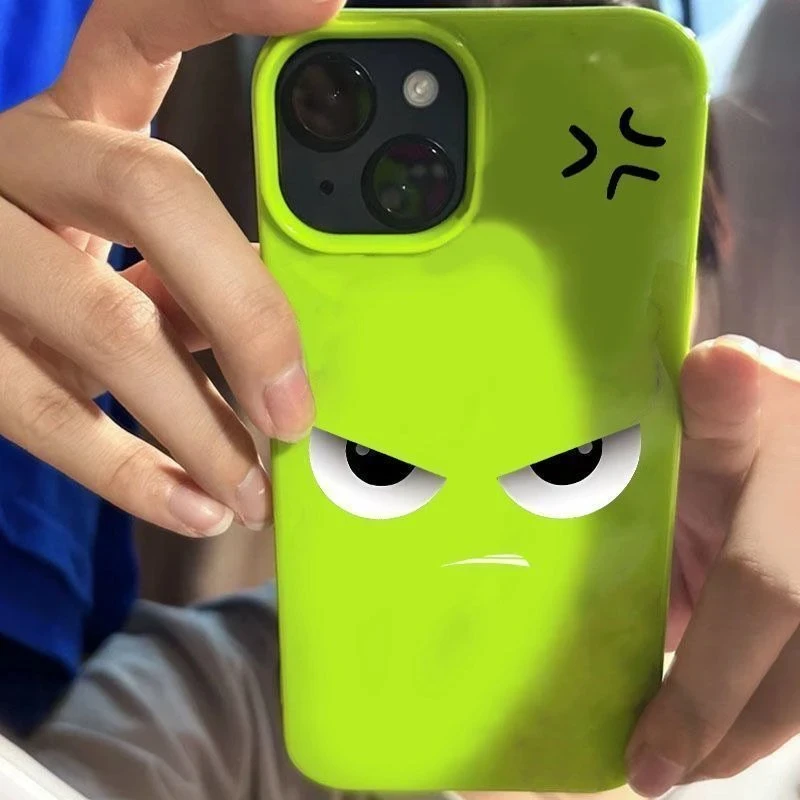 凶凶表情适用于苹果15手机壳14promax高级13pro新款12P潮7/8P软胶