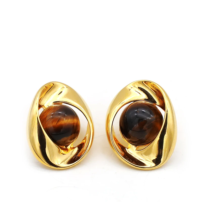 铜合金耳饰 设计师款时尚欧美轻奢耳饰（1.3.3）~1036耳钉气质