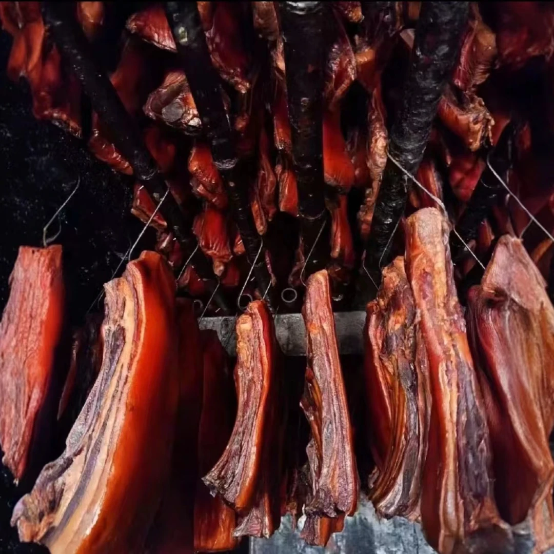 【村干部李慧推荐】农户熟食土猪腊肉 一物一拍现场称重