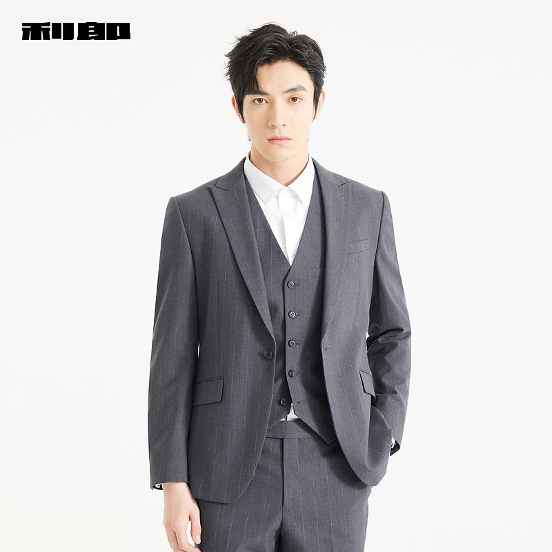 【商场同款】利郎官方 西服套装男士2024秋季新款24QXF051SA/1B