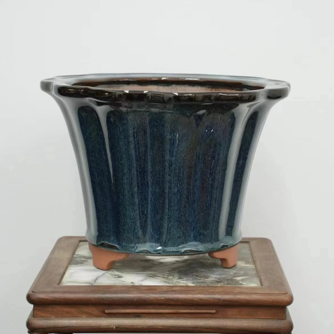 葵盆 柴烧/钧釉 秦夕洪&浙江凤羽联名款