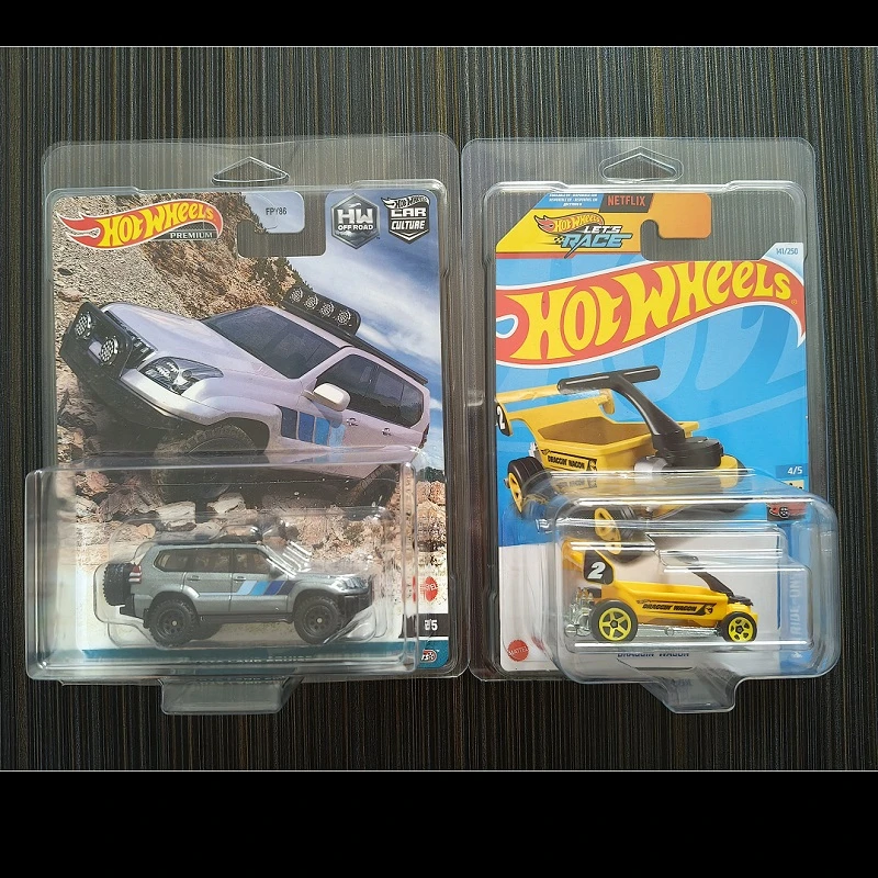 风火轮展示盒PVC普卡文化保护盒PET透明盒防尘塑料盒可悬挂堆叠