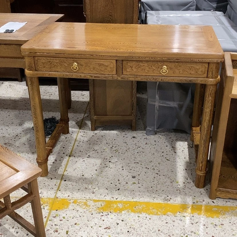 【闪购商品】鸡翅木类成套家具用****7长98宽56高78书桌一张