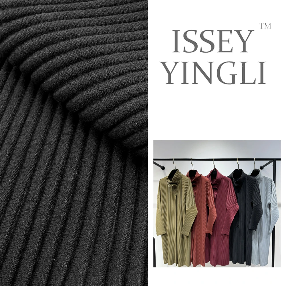 宅宅褶皱女士HP秋冬新款外套时尚设计显瘦女士长款风衣外套2301