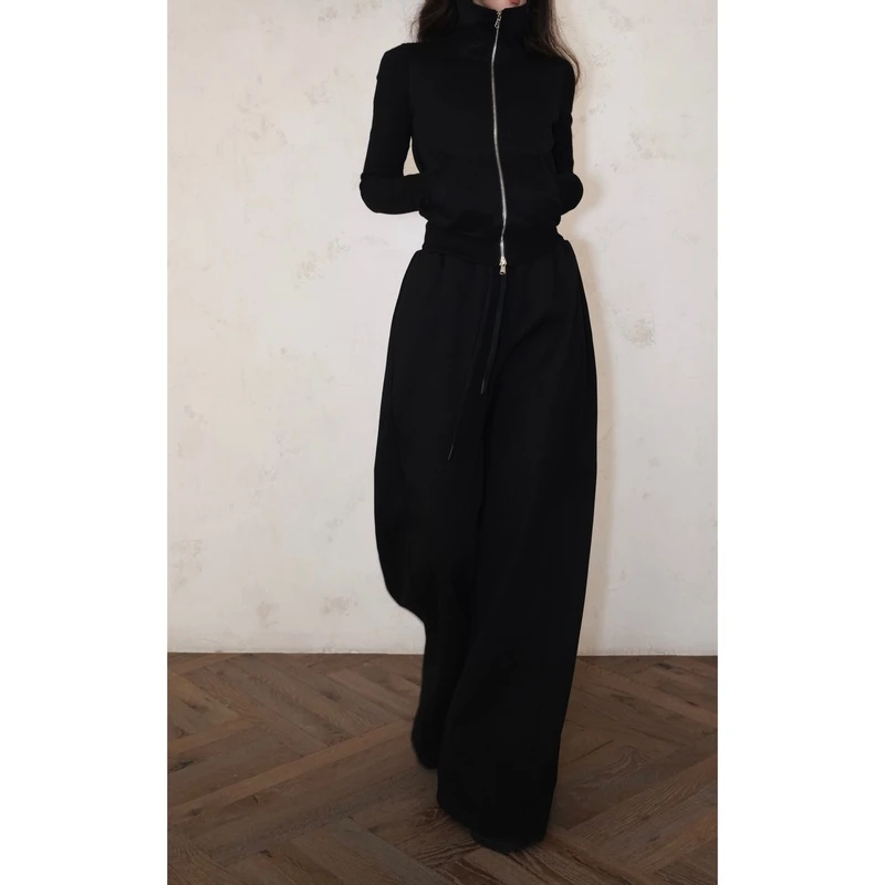 【大鱼专属】avenement/美式立领两穿双拉链卫衣外套女运动休闲上衣