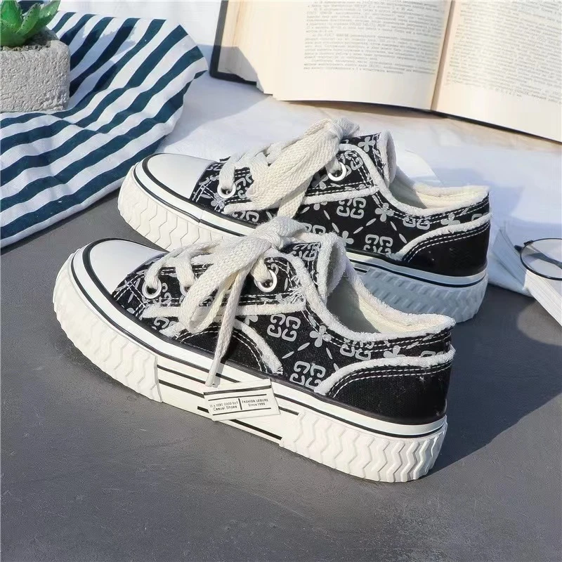 29.99女鞋001-100休闲百搭夏季春季春夏小众厚底低帮