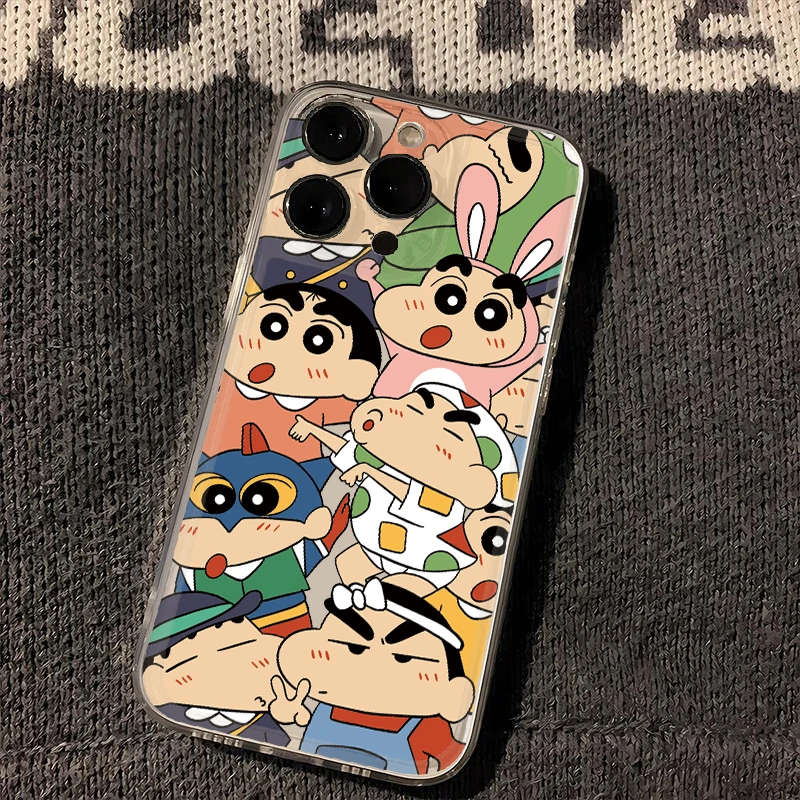 超人小新苹果oppo华为vivo小米保护软套iPhone15/14/13卡通手机壳