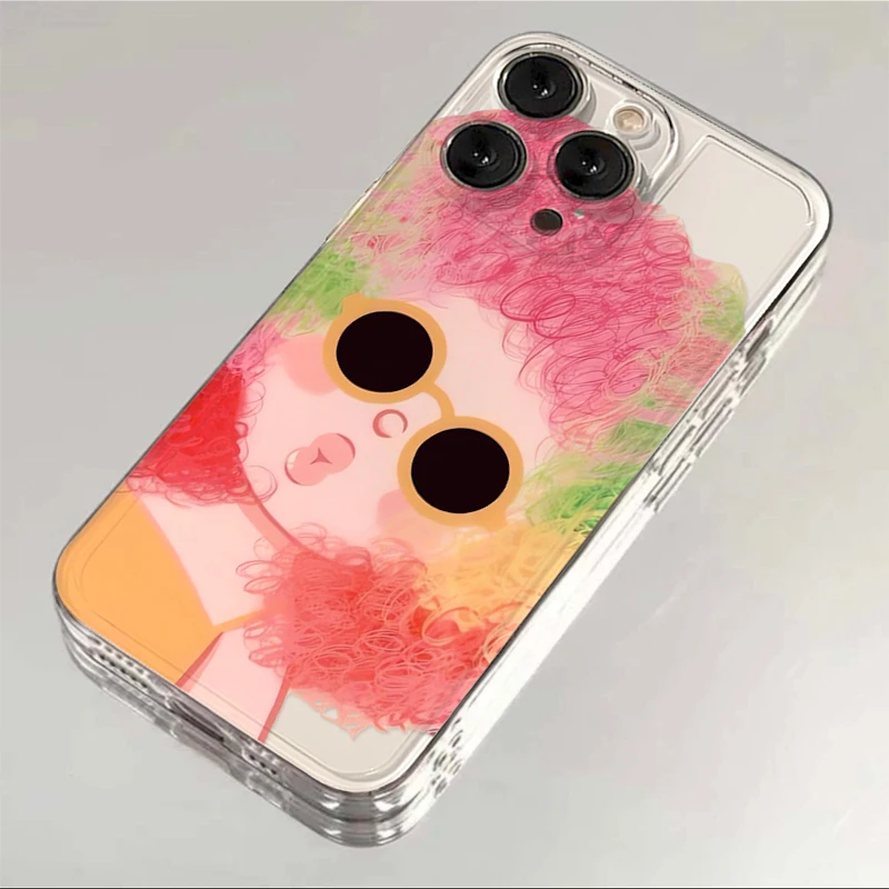 个性女孩苹果oppo华为vivo小米保护套iPhone12/13/14透明15手机壳