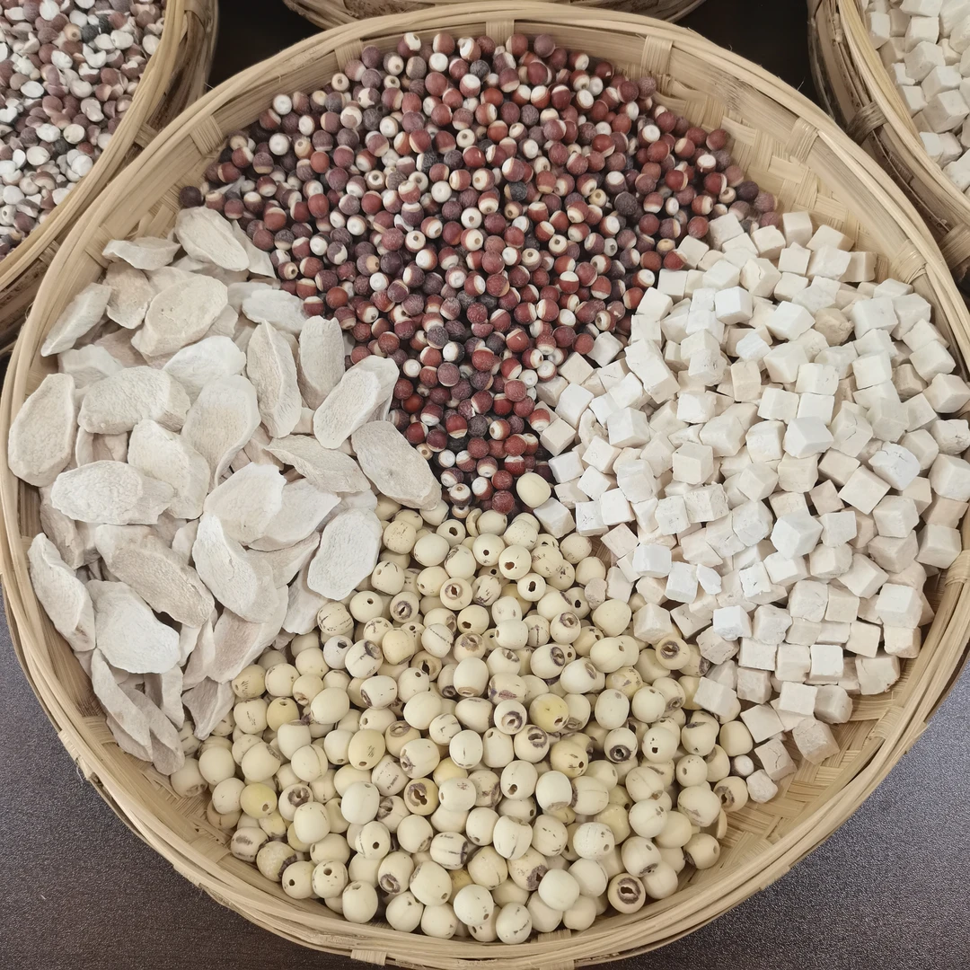 【四神汤】铁棍山药 茯苓 芡实 莲子