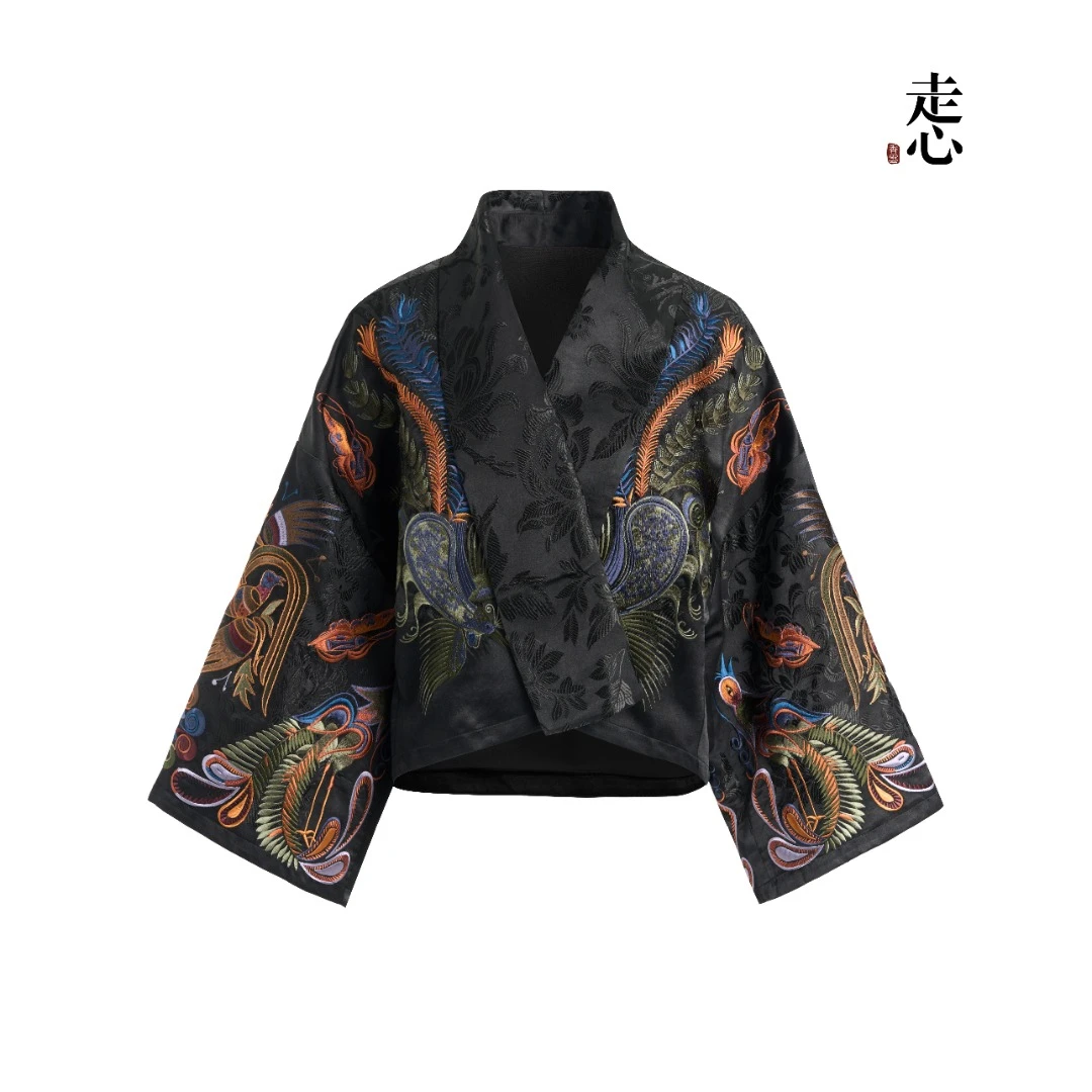 【走心非遗】山海经苗绣外披24ZWT3892