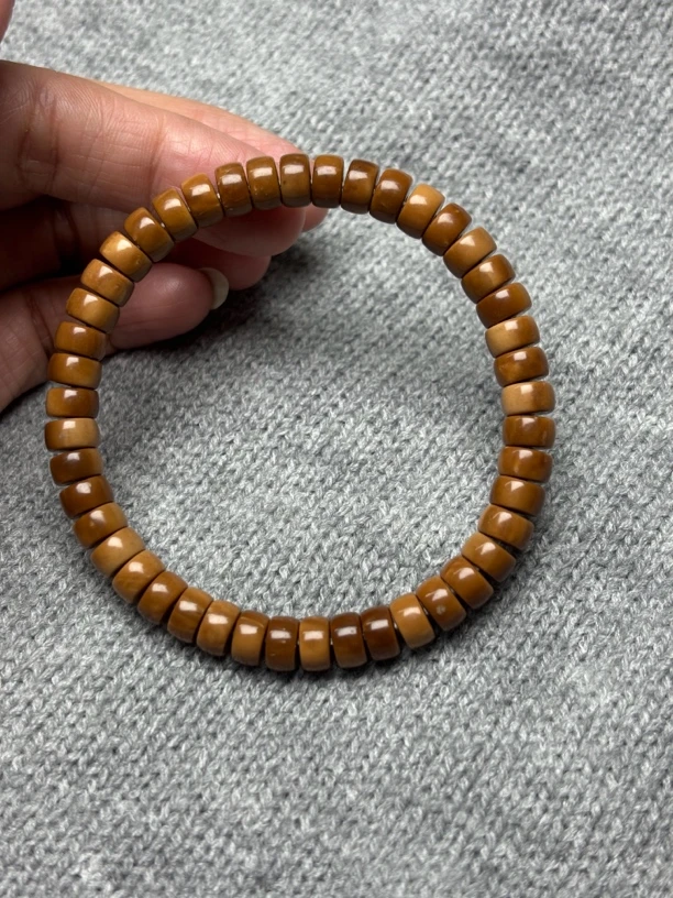 精品高抛0.7*0.4库克手串直切药片菩提单圈