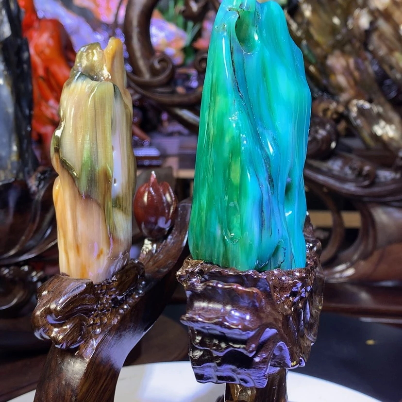 【闪购商品】硅化玉（树化玉）珠宝奇石未镶嵌小*虎