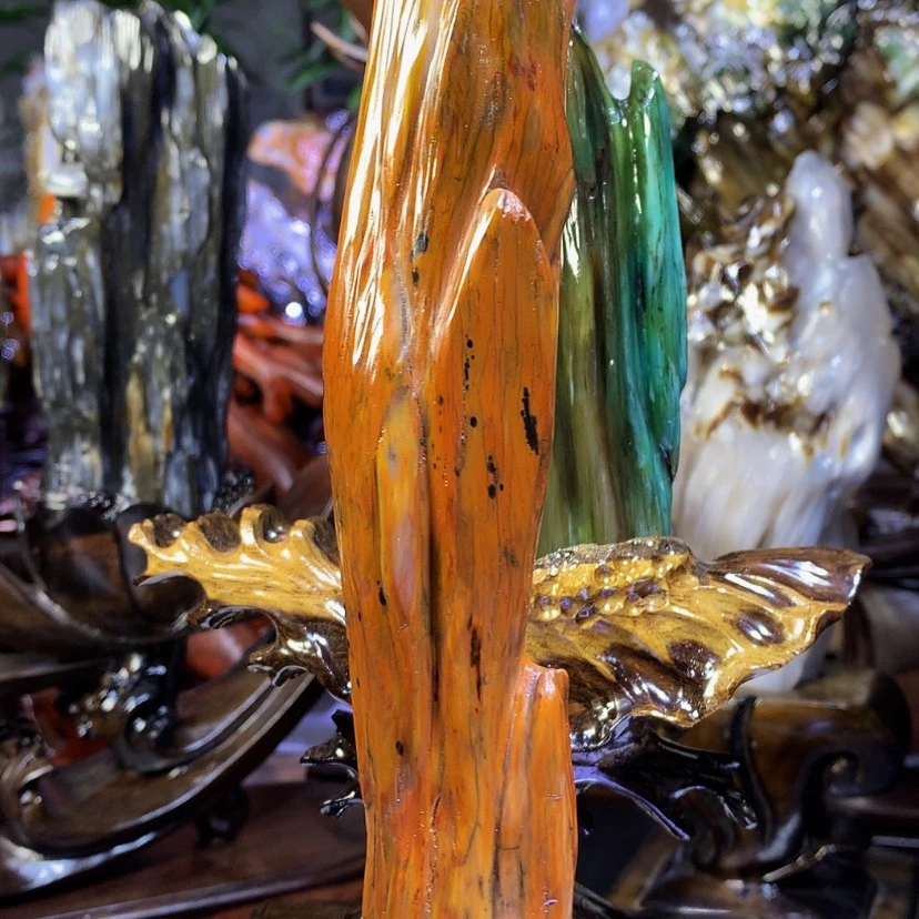 【闪购商品】硅化玉（树化玉）珠宝奇石未镶嵌看**…