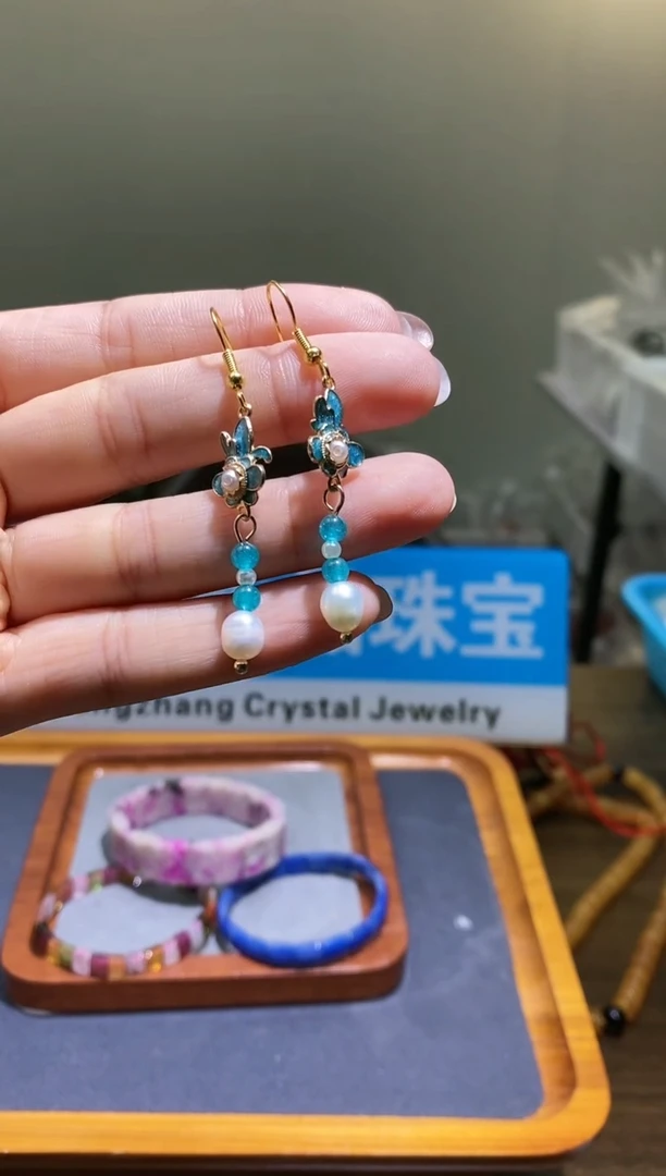 【闪购商品】淡水珍珠耳饰未镶嵌024